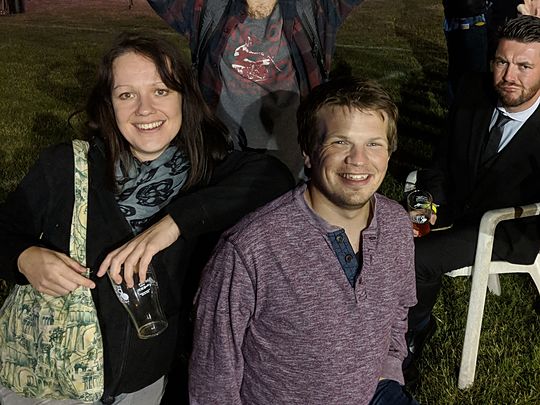 Bus-ting some moves at the Poppleton Beer Festival