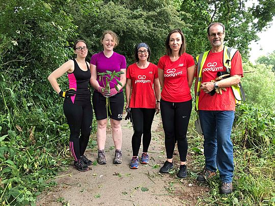 Balsam Bashing by the River