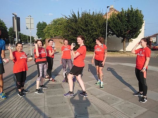 Sterling work by GoodGym Portsmouth's number 10!