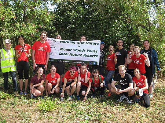 GoodGymers b-ramble their way to Manor Orchard to tackle a thorny issue