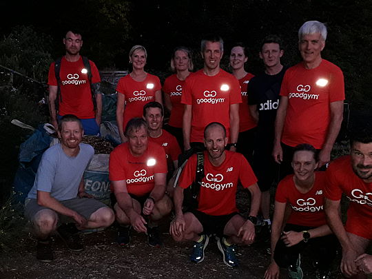 Bags of Fun on a Goodgym Run