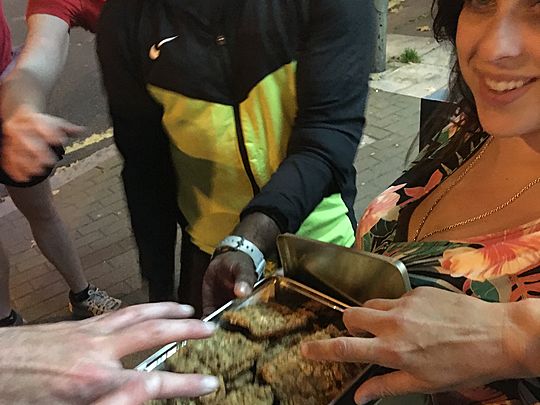 GoodGym barnet get a clean getaway in the dark!