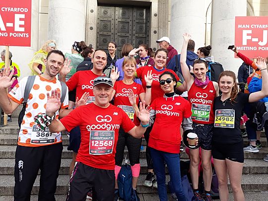 A barrage of laughs at the Cardiff Half Marathon