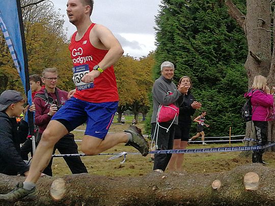 Log-leaping and cake-eating at the Cross Country in Cardiff