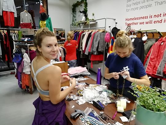 Somebody call 911! GoodGym runners working on the shop floor! Wooaaaah!