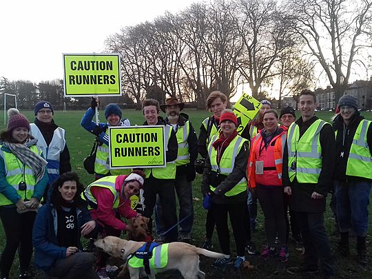 Fun at Eastville parkrun 