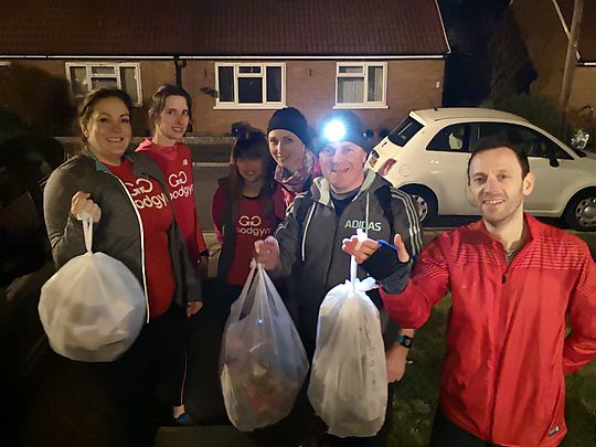 Litter mission in Llanishen