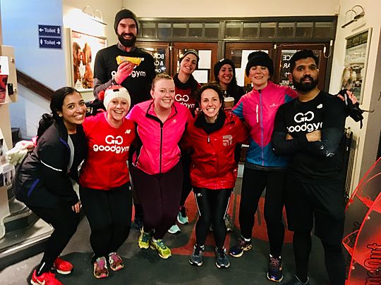 Wood Chip went flying as Goodgym Barnet smashes its January Challenge targets!