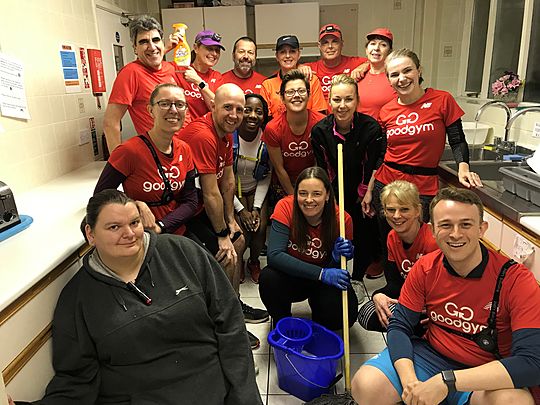 We Scrub up Good at St Mary’s Church, the Night Shelter!