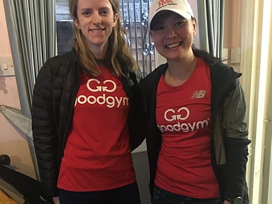 Red sky at light, GoodGym's delight