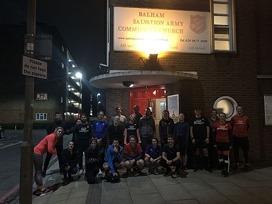 We used our GoodGym handies to help out the Salvation Armies