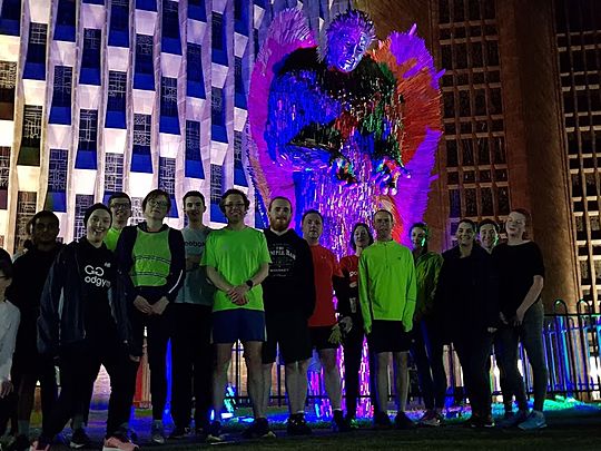 GoodGym x Earth Hour- Nets get twiggy with it! #runforyourworld