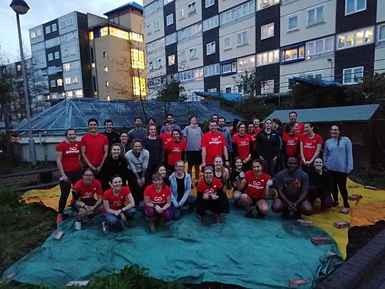 GoodGym shark, doo doo doo doo doo doo