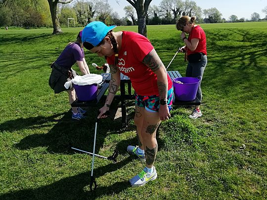 Four Ladies & A Dog Go Plogging