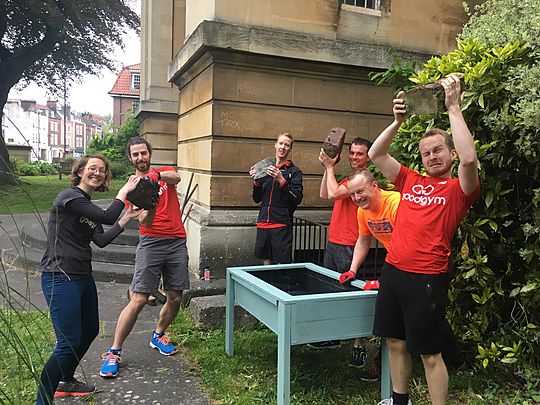 Raised out our beds for a pizza the action