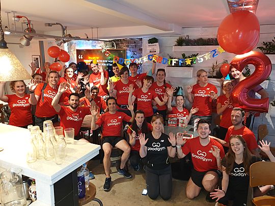 Cause my boots are too bootylicious for ya, babe   -   Happy Second Birthday GoodGym Cardiff