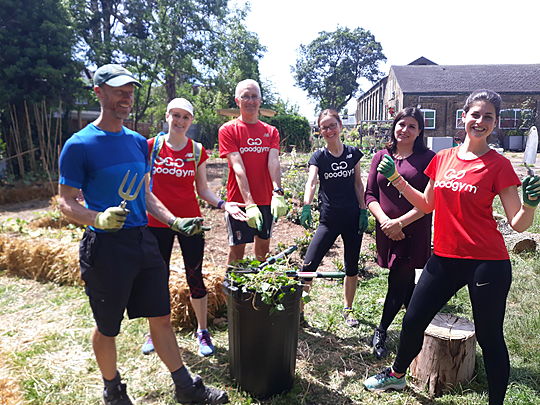 A (straw)berry good time weeding