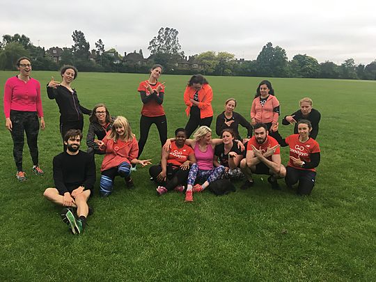 Good Gym Barnet got stuck in the mud!