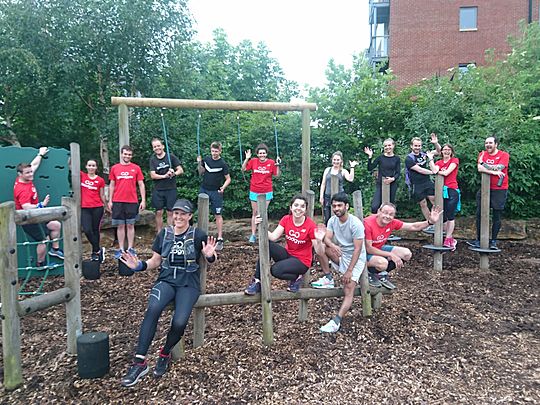 A Do-you-think-he-saw-us? It's paleontological that GoodGym was there, I’d Viennetta on it!  