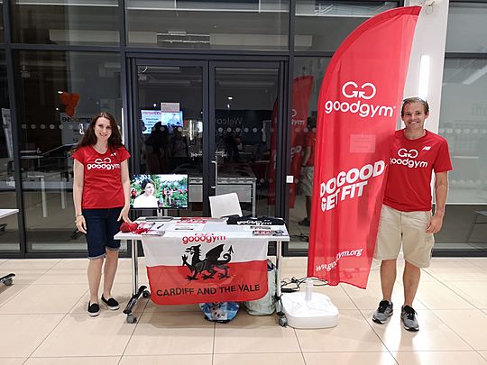 We didn't moose out on promoting GoodGym at the Big Moose Mental Health Awareness Event