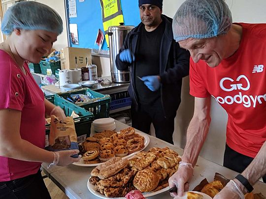 Hot dogs and hair nets...GoodGym Coventry is about getting fit and serving food!