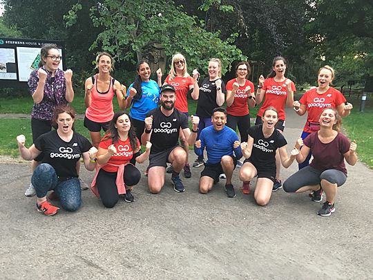 Goodgym barnet prevent injuries with Reike…!