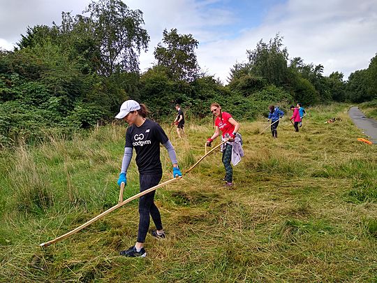 No skiving, get scything!