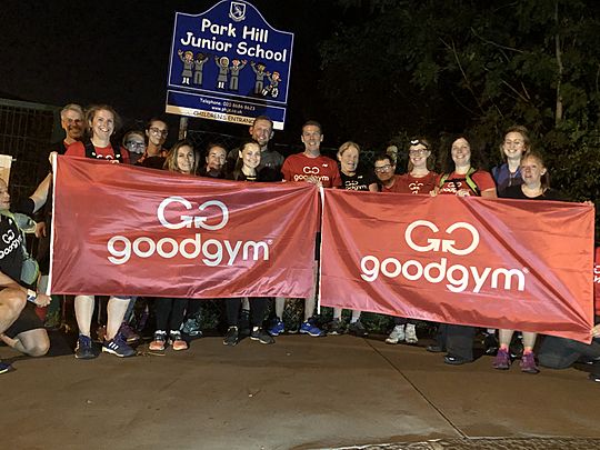 Flagulous GoodGym'in all over Croydon