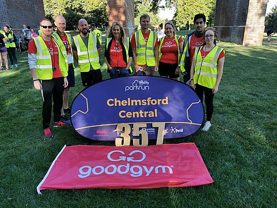 Volunteering at Chelmsford parkrun #GGSuperSaturday