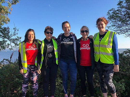 We Cramond in Parkrun for #GGSuperSaturday in Edinburgh