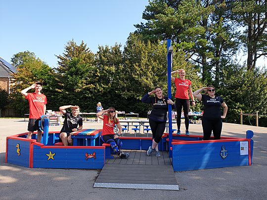 We spent a fair amount of time at Coryton Primary School to make it look ship shape