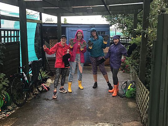 Goodgym bring sunshine on a rainy day!