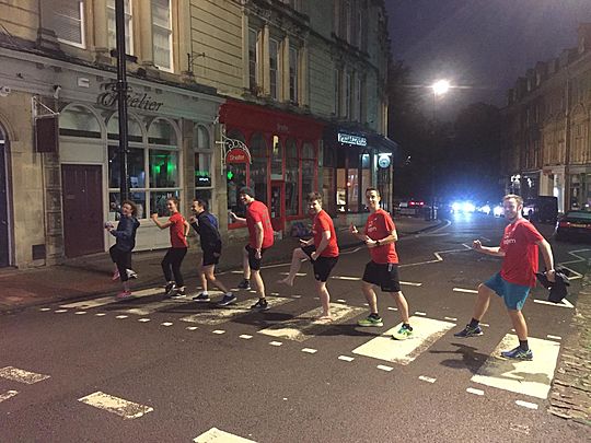 Don't Stomp me now, we're having a GoodGym time