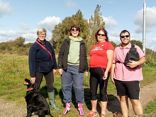 The sun shines on the righteous runners of Goodgym