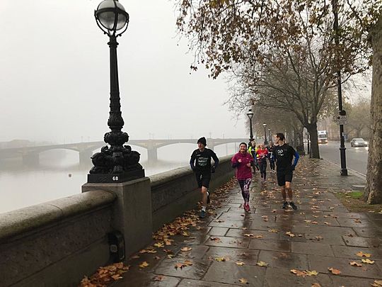 Misty Morning Albert Bridge