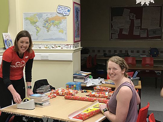 Christmas is coming and the books are getting wrapped 