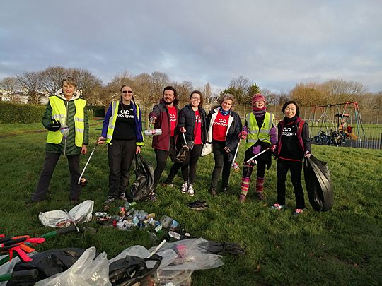 If you weren't at the litter pick this morning, where've ya bin?!