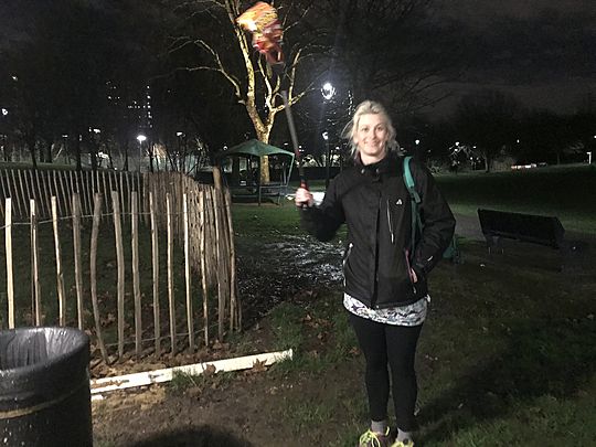 Litter picking in Paddington