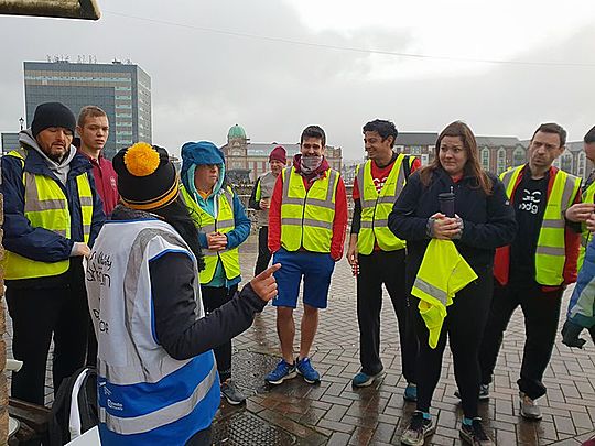 Icy reception at Tremorfa Parkrun