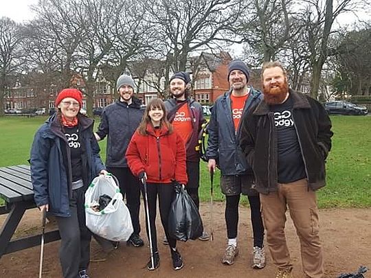 There’s litter picking, and then there’s GoodGym litter picking!