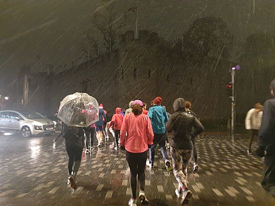 Weather or not, here we come, you can't hide!... All hail GoodGym Cardiff!