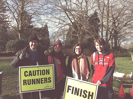 Junior Parkrun on St David's Day did not drag_on