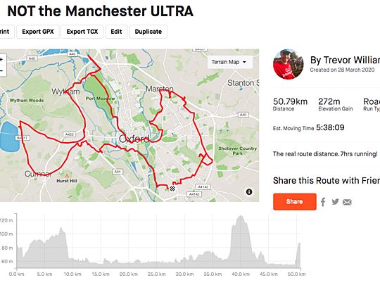 Not the Manchester marathon / landmarks half or parkrun run