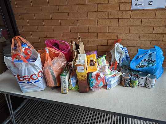 Food bank donation