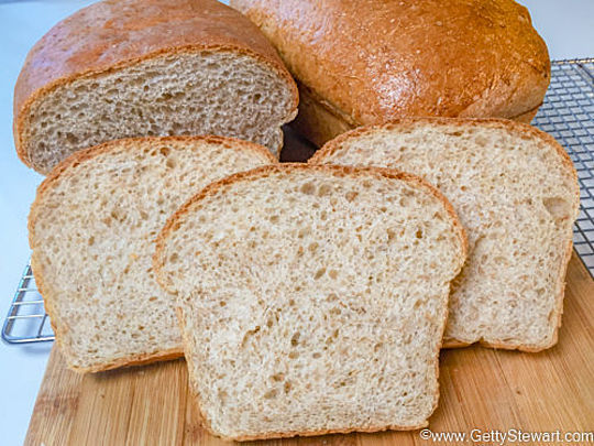 Delivering bread to an elderly couple 