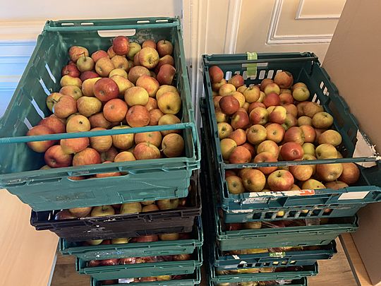 High rise deliveries and squashed apples