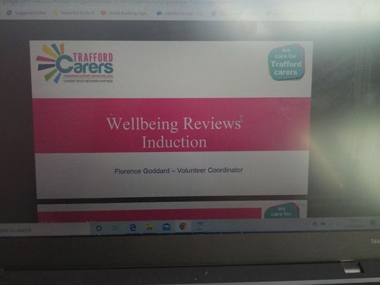 Wellbeing reviews for trafford carers