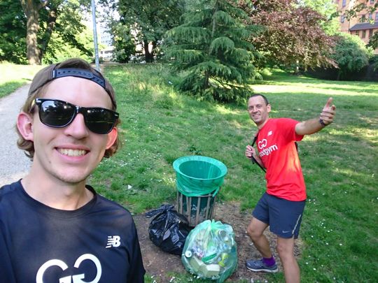 Bute park - A litter pick from my friends