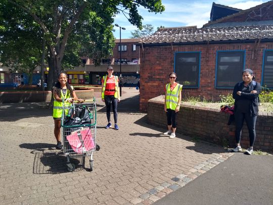 Are you (litter)picking a fight? No, we're too busy getting trollied!