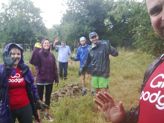 GoodGymers became the pond life for a torrential task in Rose Hill